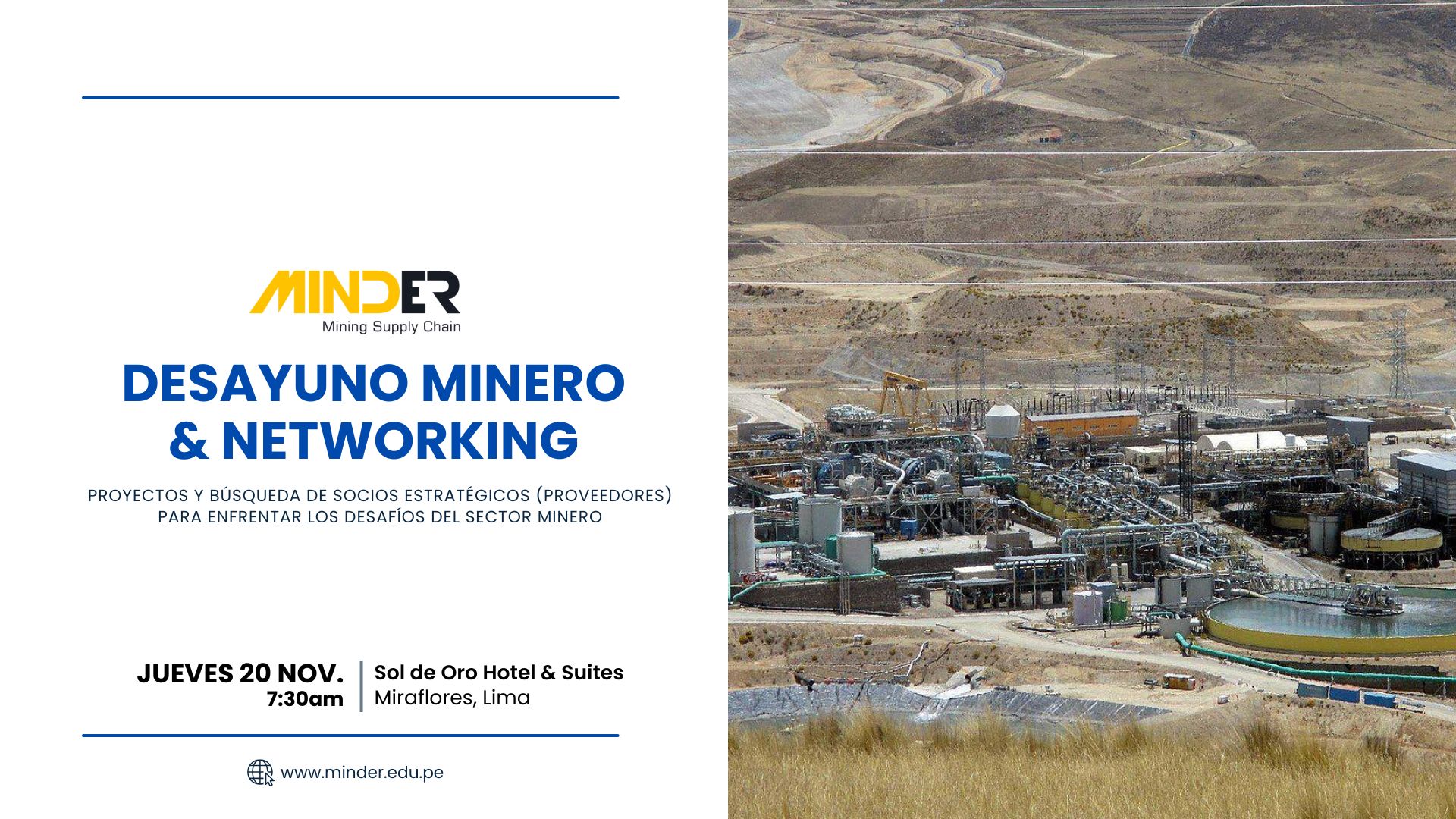 Evento Desayuno Minero - 20 Noviembre