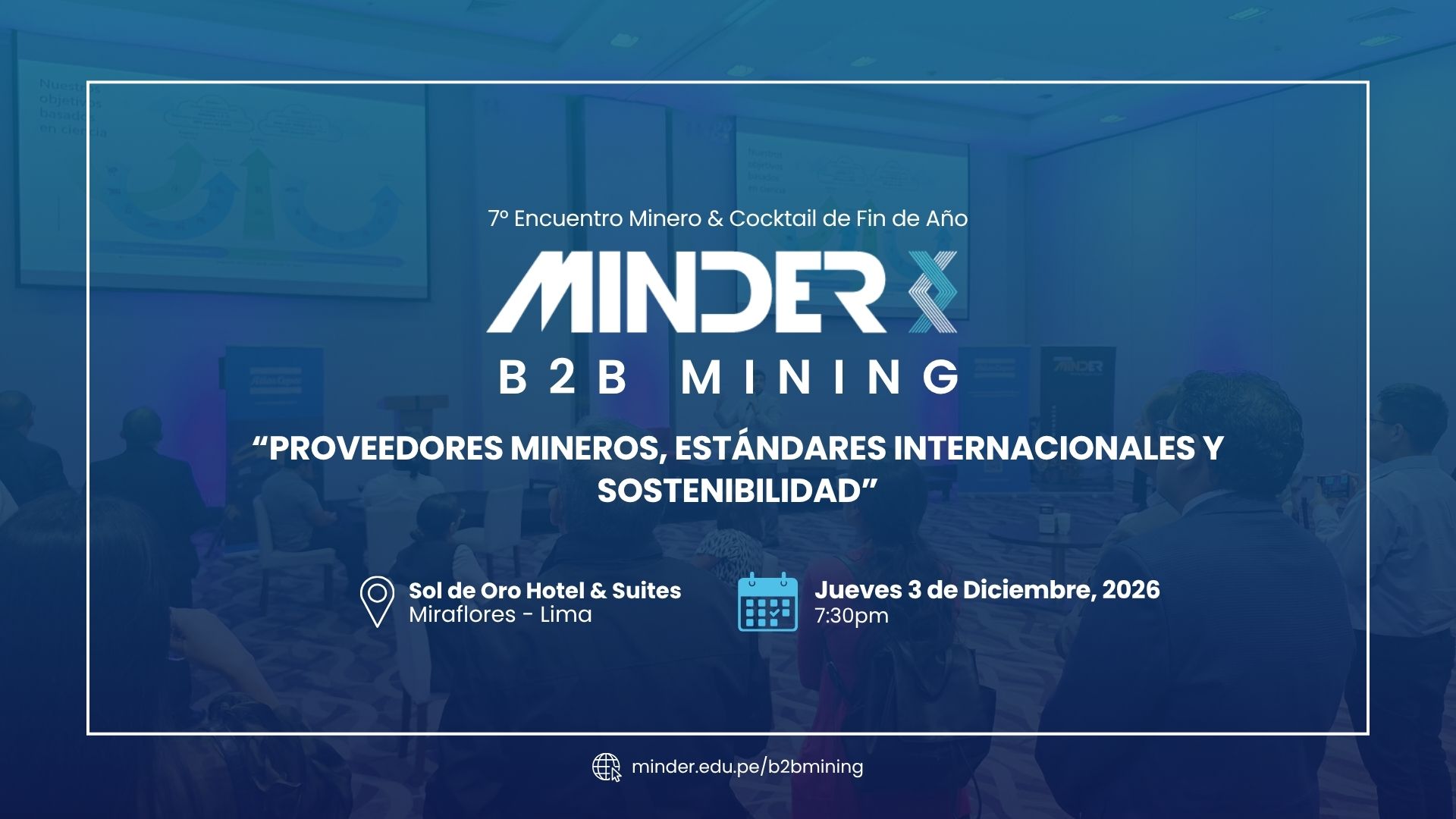 Banner MINDER B2B MINING 2026